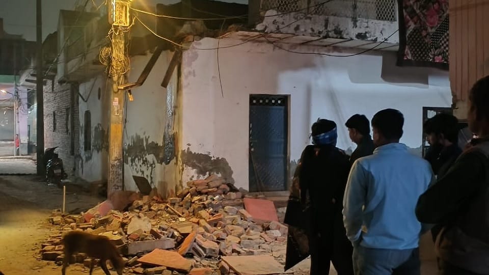 Seven year old girl dies after balcony of dilapidated house falls