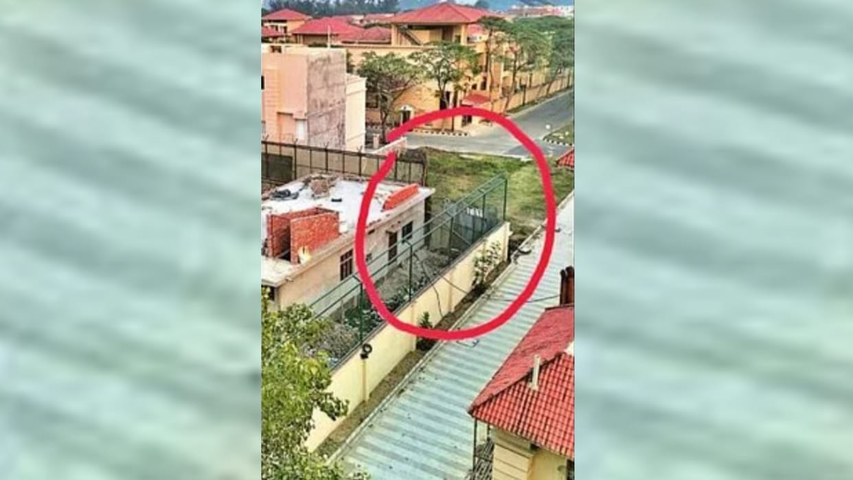 Illigal Shalimar Paradise township in Lucknow.