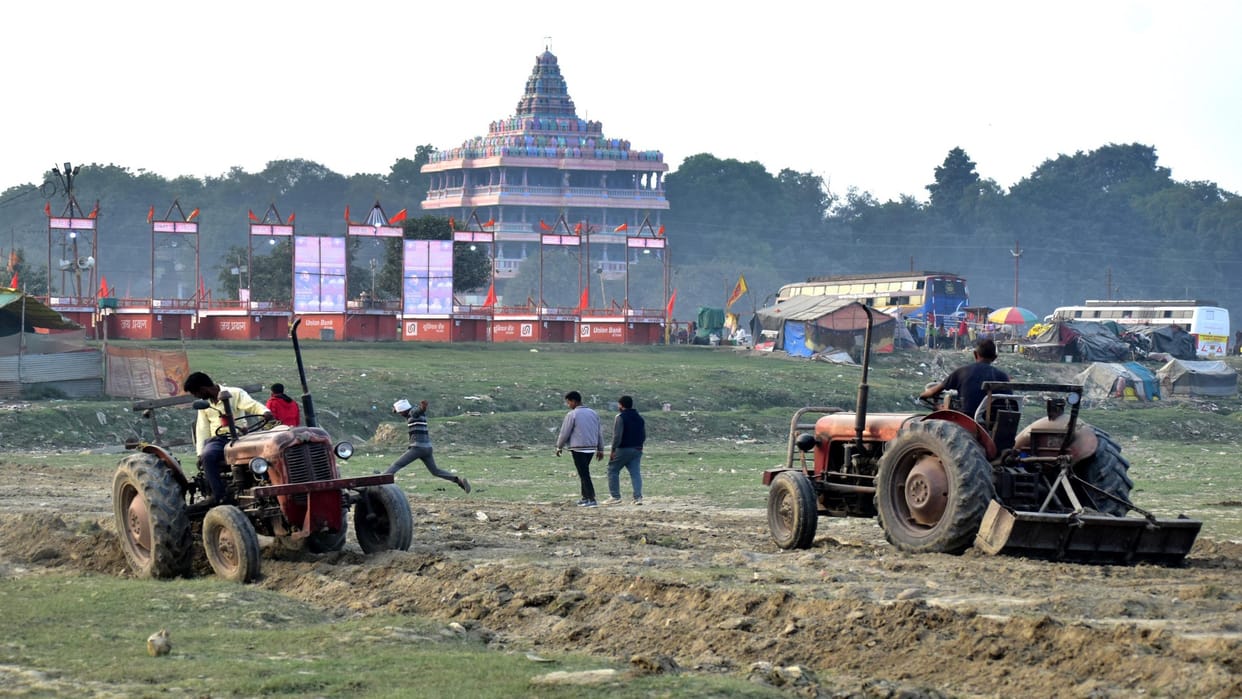 Magh Mela 2024: The city of tents could not take shape, Kalpavasi will start coming after three days