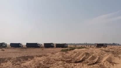Police took major action against illegal mining in Mahasamund