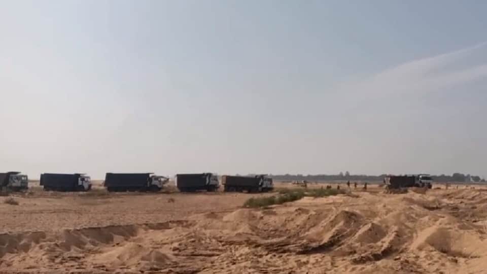 Police took major action against illegal mining in Mahasamund