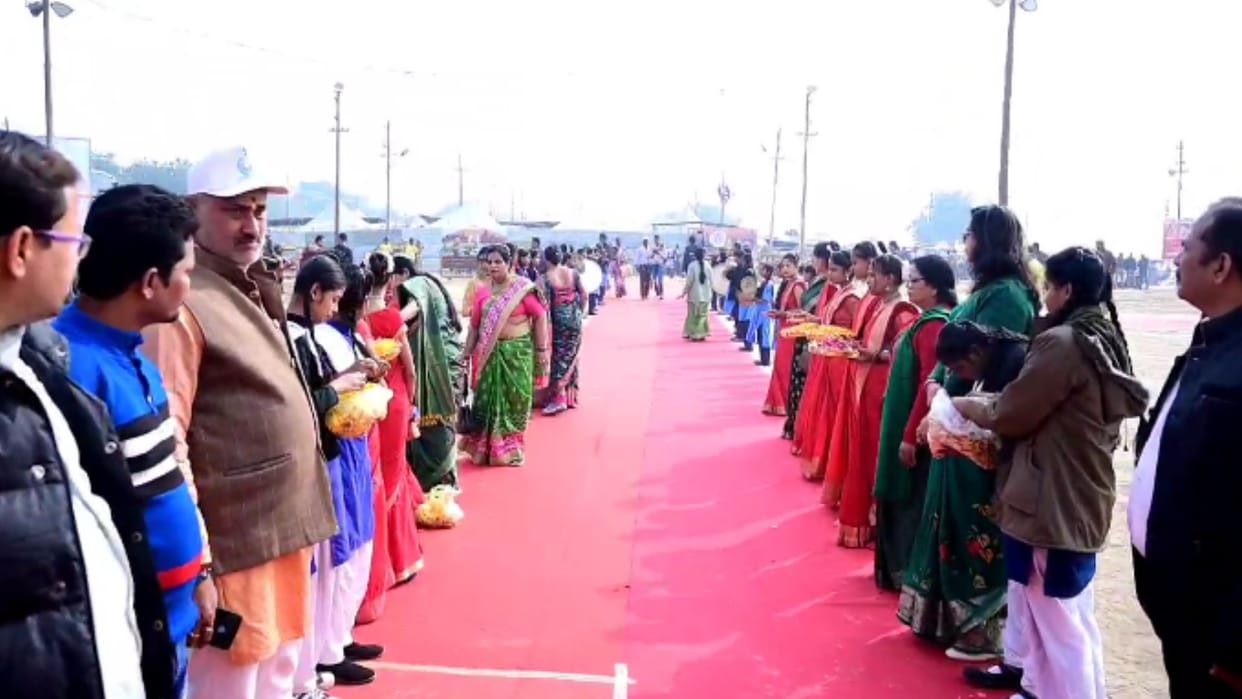 Kashi Tamil Sangam: Team of teachers welcomed in Teerthraj Prayag, grand welcome given with the spirit of 'Ati
