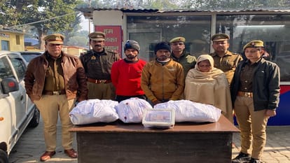 STF arrested three smugglers with 20 kg of hashish in Shahjahanpur