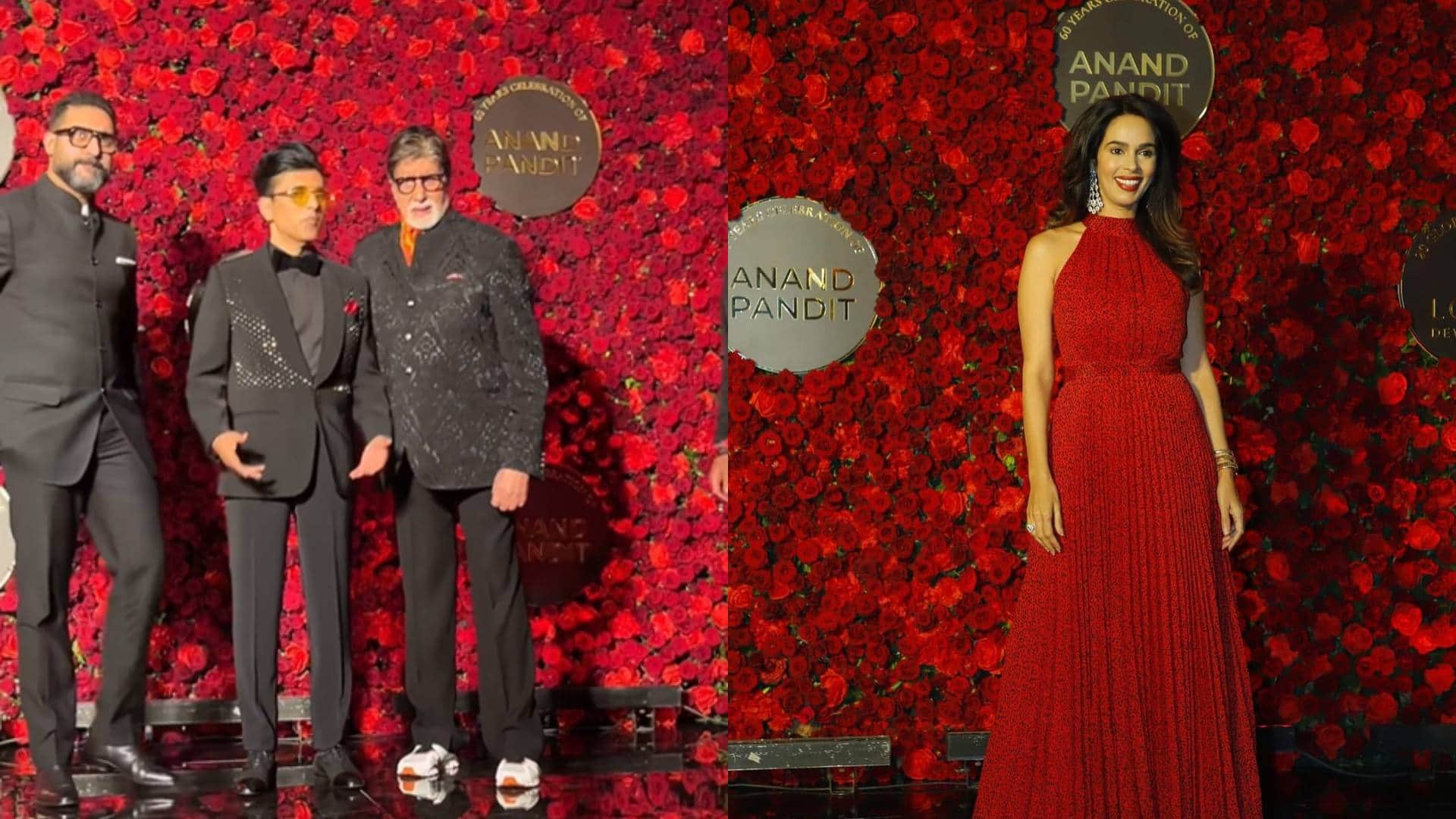 Anand Pandit 60th birthday celebration Shah Rukh Khan Kajol Amitabh Bachchan and others were present in party