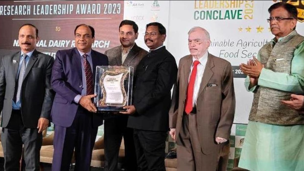 Karnal: NDRI gets research leadership award