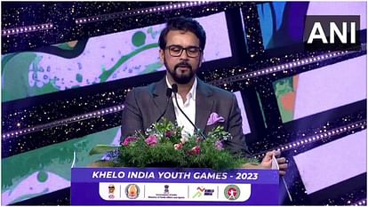 Anurag Thakur unveiled the jersey, logo, mascot of the Khelo India Youth Games