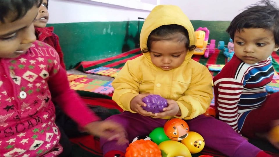 Hathras DM Archana Verma got her son admitted in Anganwadi
