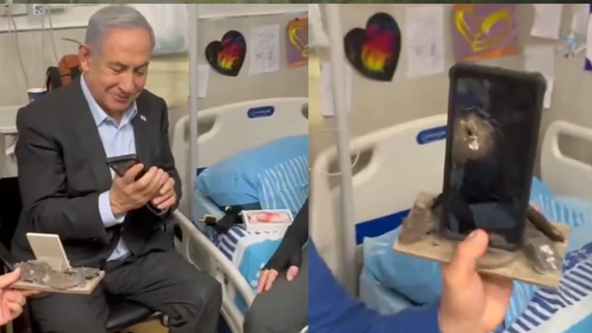 Israel Hamas War iphone save life of israeli soldier by stopping bullet