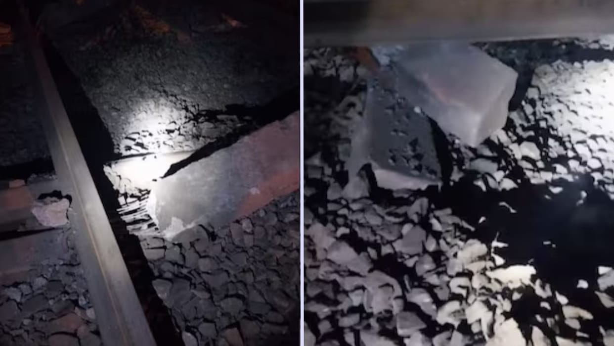 Maoists blow up railway track in Jharkhand train operations disrupted on Howrah-Mumbai Rail Route