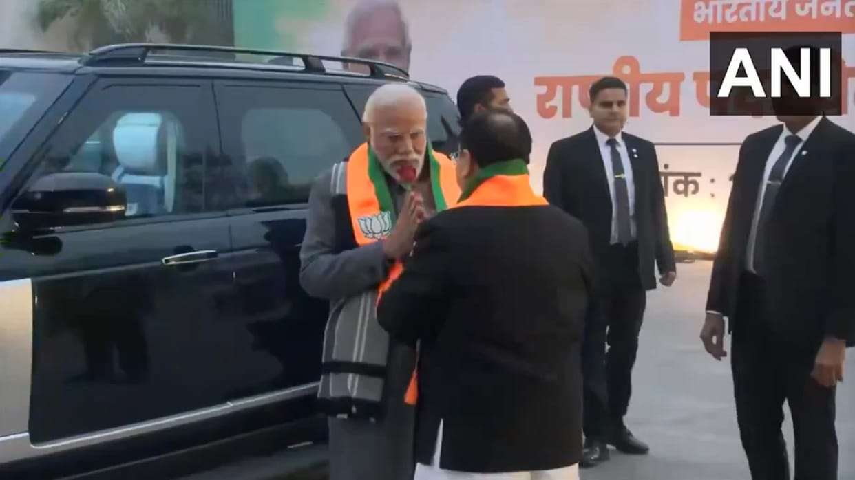 BJP: Meeting of top BJP office bearers with PM Modi, preparations of ram mandir udghatan could be discussed