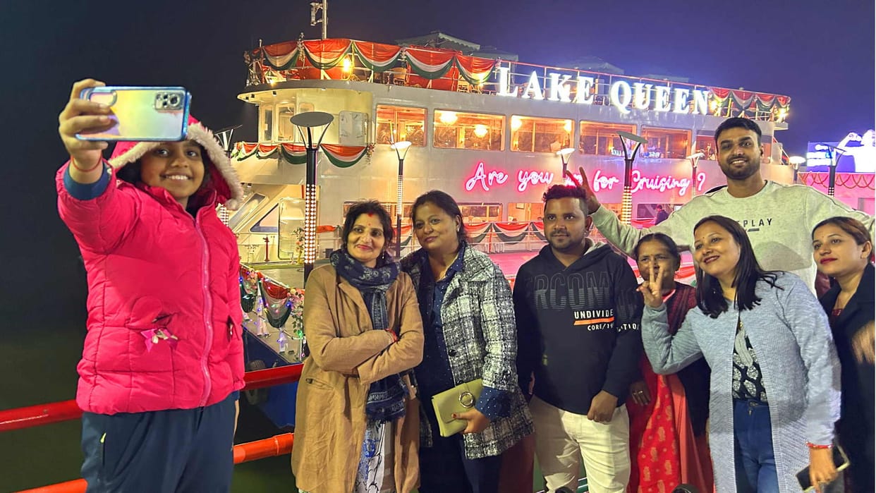 You will get a chance to go on cruise from today Booking of online tickets will be done from tomorrow.