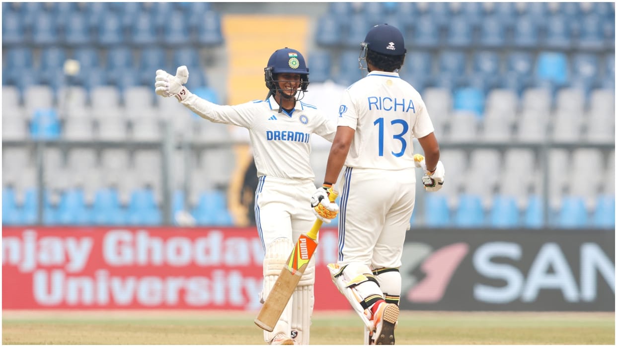 IND vs AUS: Richa Ghosh's new avatar seen in the test match, scored a half-century in the first innings itself