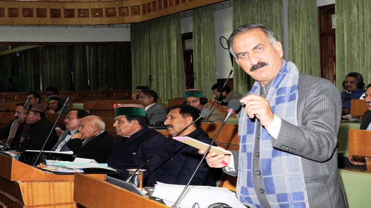 Himachal Assembly session: Sukhu said no final decision yet on the compensation amount for Gagal Airport expan
