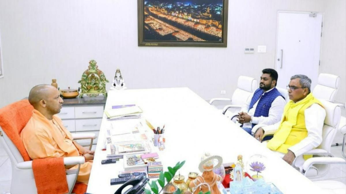 UP: Omprakash Rajbhar met CM Yogi