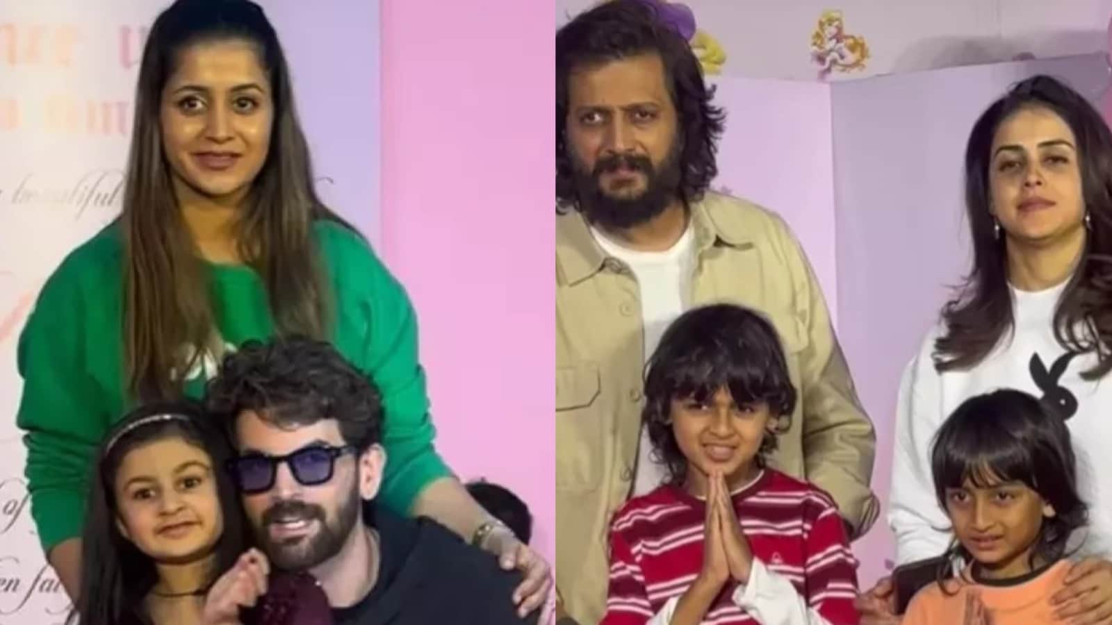 Aayush Sharma and Arpita Khan daughter Ayat Pre Birthday celebration stars arrived pictures viral