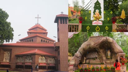 Christmas 2023 prayers offered in Bhojpuri in churches with preparations for Christmas in varanasi