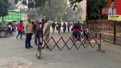 Gorakhpur traffic Encroachment removed from Golghar road