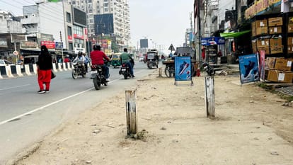 Gorakhpur traffic Encroachment removed from Golghar road