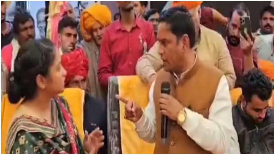 Rajasthan BJP MLA Lalaram Bairava threatened SDM Neha job will be in danger