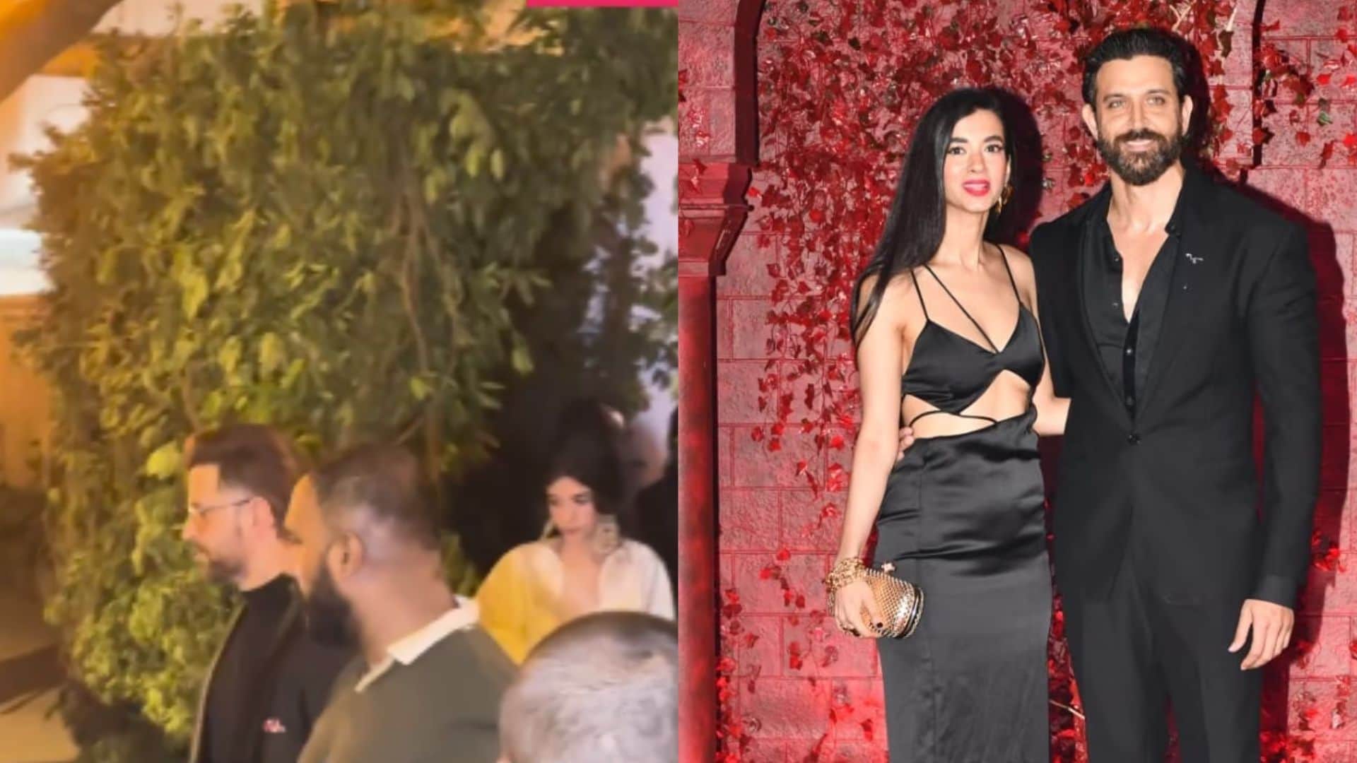 Simone Arora son wedding Hrithik arrived with Saba Azad Sussanne Khan also seen with boyfriend Arsalan