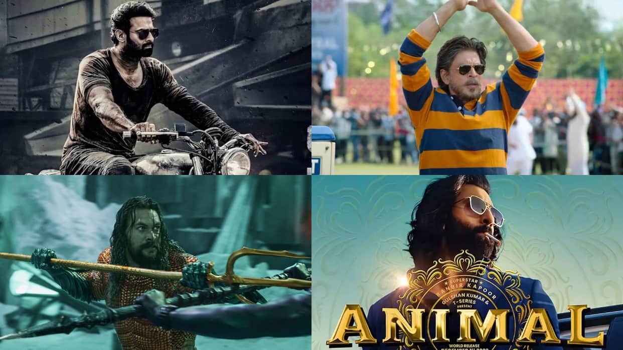Box Office Collection Report Friday Salaar Dunki Aquaman and the Lost Kingdom Animal Sam Bahadur Earnings