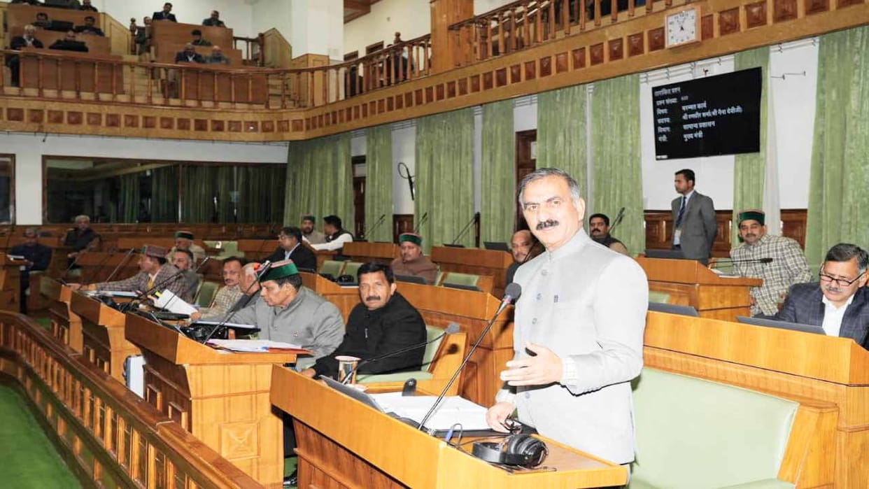 himachal Assembly session: Chief Minister Sukhu said reducing outsourced recruitments