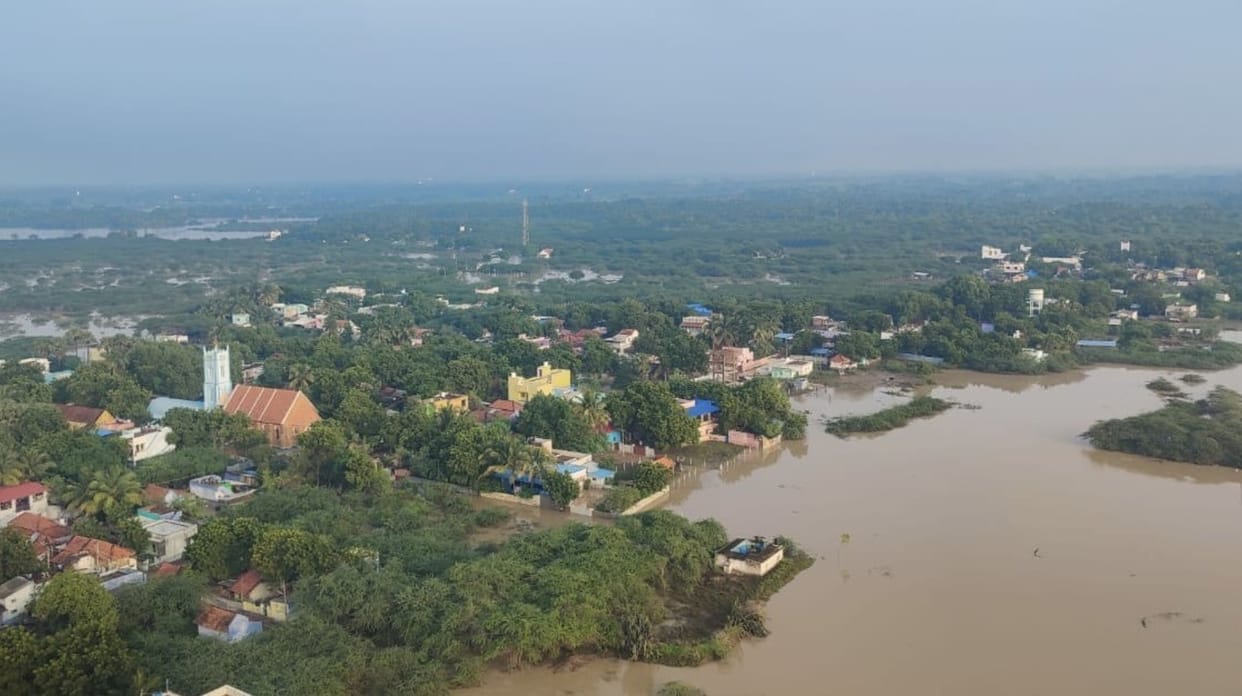 MI-17 V5 and ALH-Dhruv of the Indian Air Force have air-dropped over 11 tons of relief materials in Tamil Nadu
