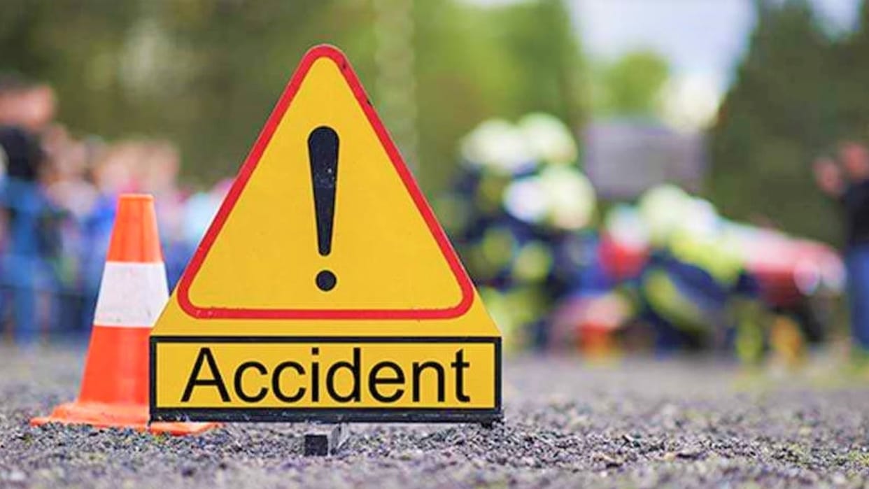 Three people riding a bike died in collision with a truck in Sagar