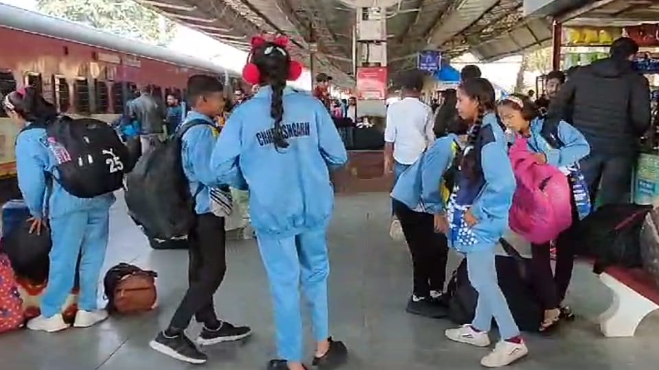 दिल्ली से लौटे खिलाड़ी