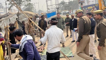 Gorakhpur traffic Encroachment removed from Golghar road