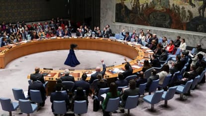 What is the proposal passed for ceasefire between Hamas and Israel and why America abstain