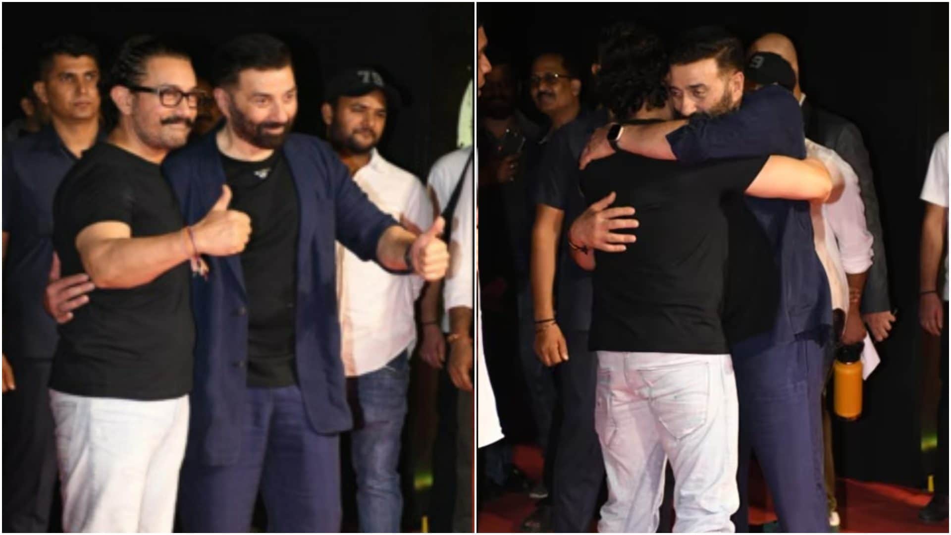 Gadar 2 Star Sunny Deol talks about His Equation with Dunki Fame Shah Rukh Khan Salman Khan and Aamir Khan