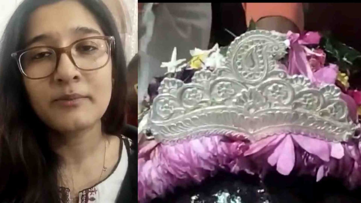 Ajmer student offered crown at the feet of Mahakal