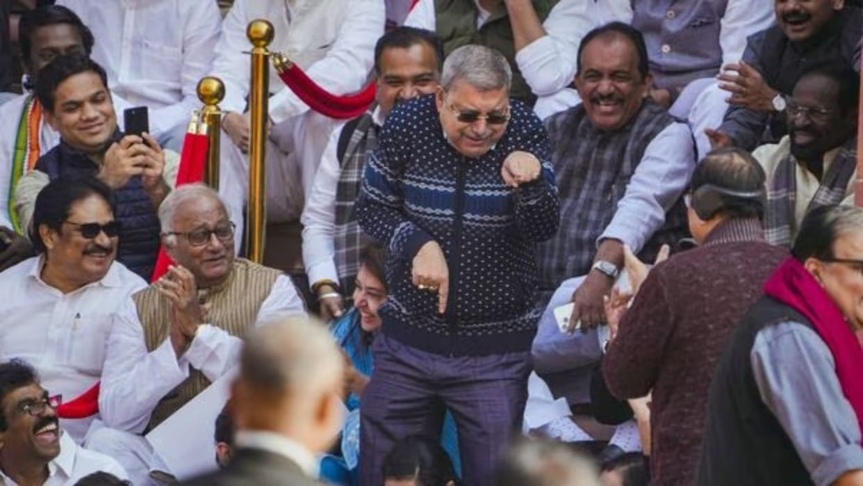MP Kalyan Banerjee again mimics vice president Jagdeep Dhankhar