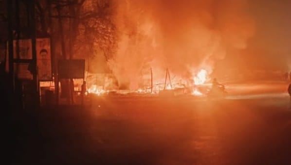 Delhi: Fire broke out in a three-storey building in the Dwarka Mor