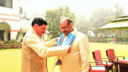 CM Mohan Yadav met Anurag Thakur and Lok Sabha Speaker