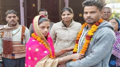 Boyfriend and girlfriend got married in the police station budaun