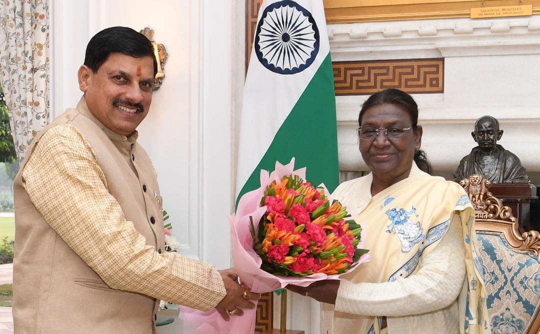 CM Mohan Yadav met Anurag Thakur and Lok Sabha Speaker
