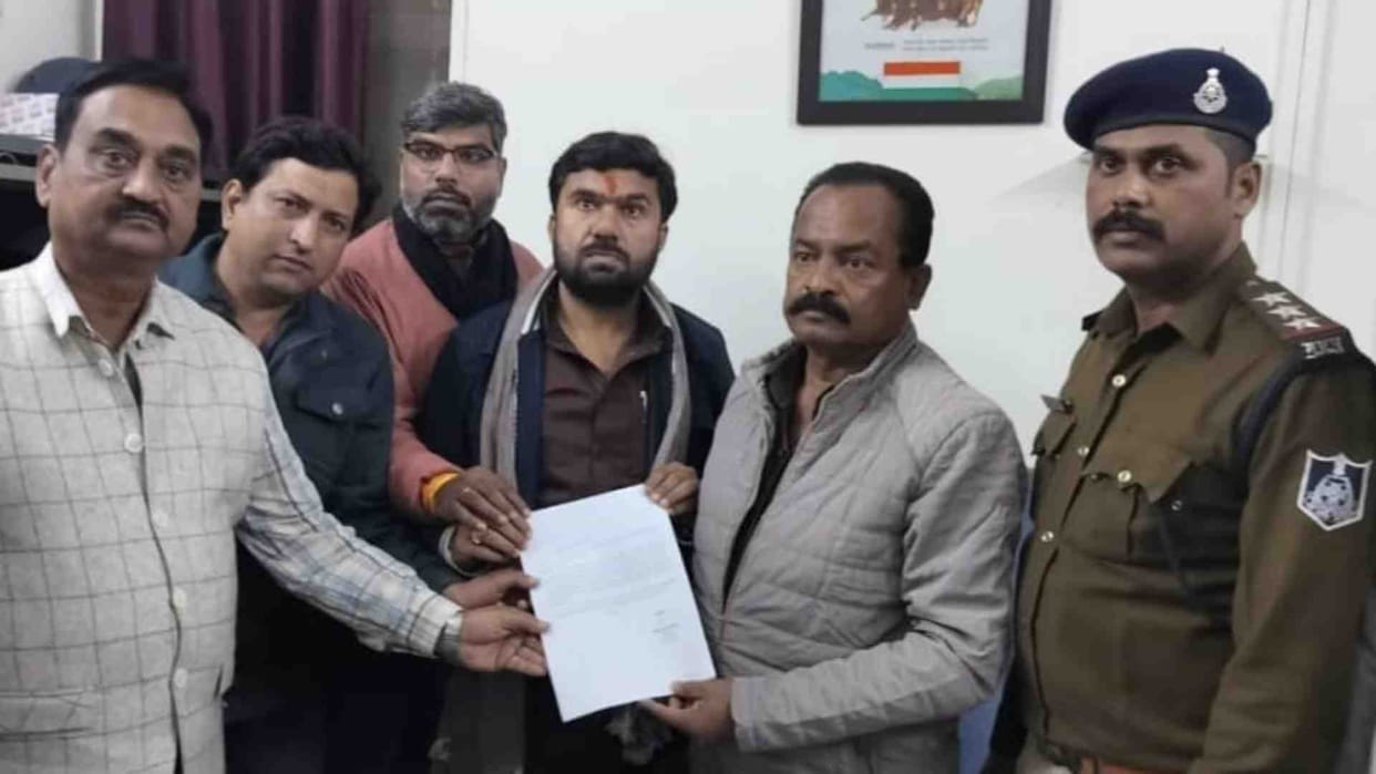 Post posted on social media against Vivek Bunty Sahu