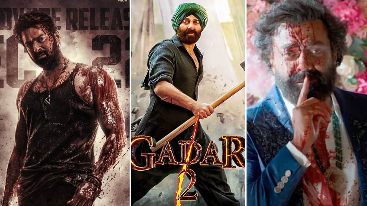 Year Ender 2023 Top Actor Hit Movies after Back to Back Flops Shah Rukh Khan Pathaan Animal Bobby Deol
