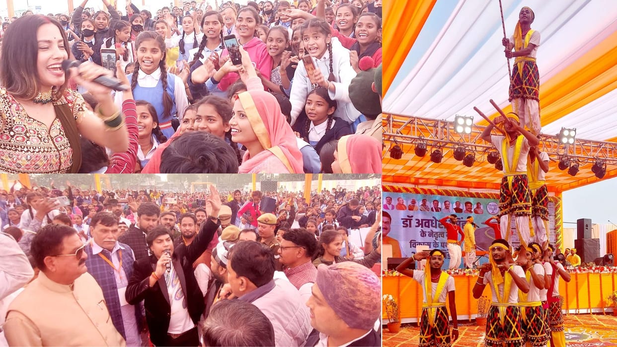Pindra Mahotsav of varanasi started with singing of Bhojpuri singers