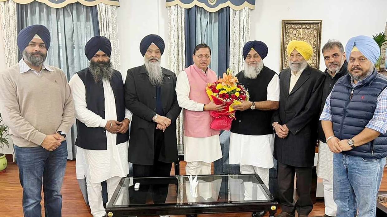 Shiromani Akali Dal delegation met Uttarakhand CM