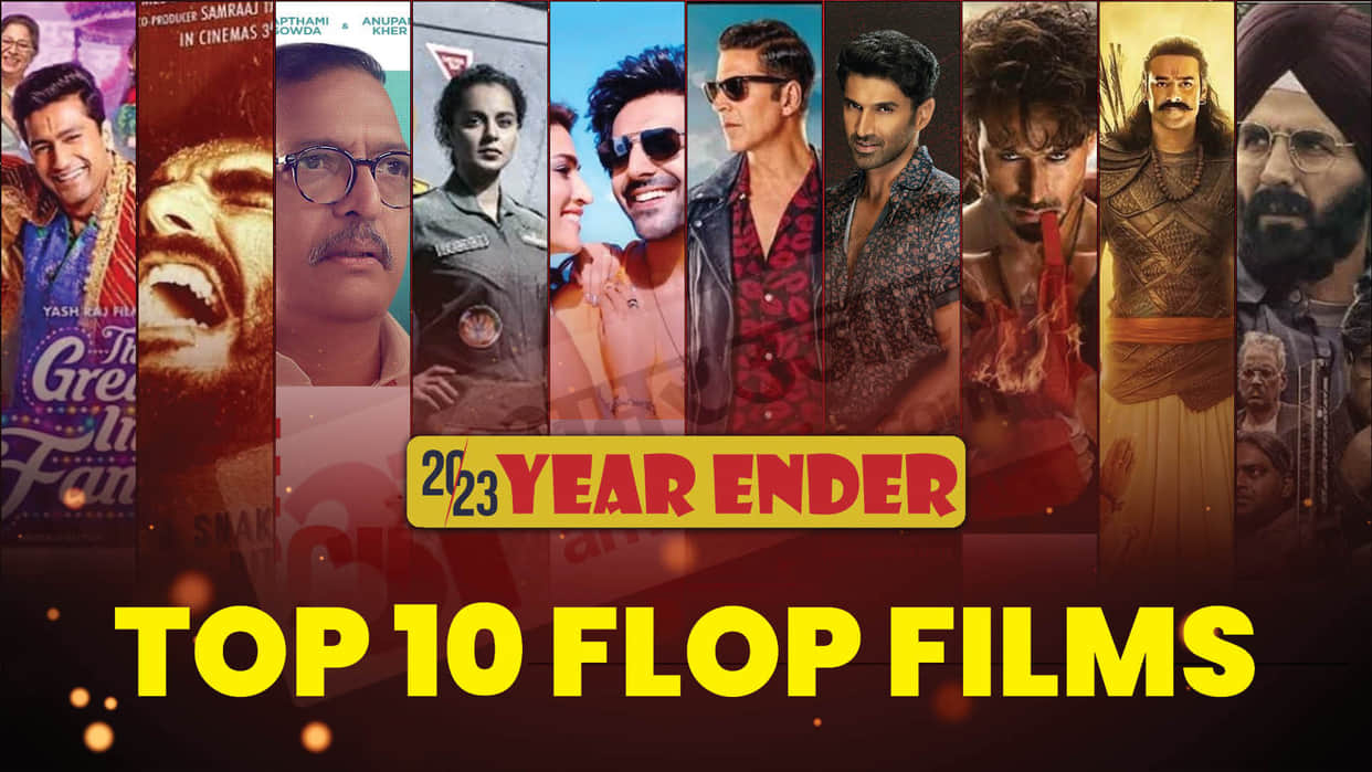 Year Ender 2023 top 10 disaster films of Hindi Cinema Bollywood top 10 adipurush lady killer tejas ganapath