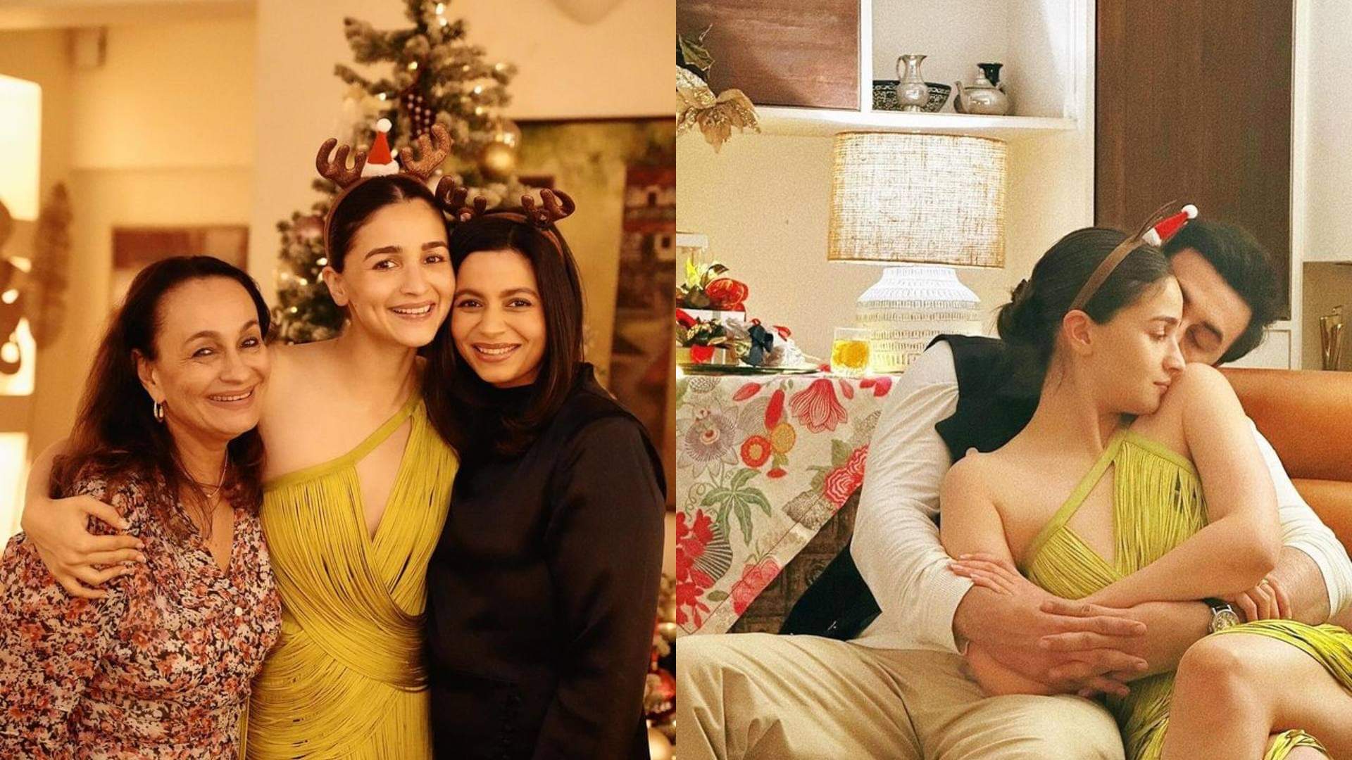 Christmas 2023 Alia Bhatt Kiara Advani Sidharth Malhotra Vaani Kapoor Hansika Motwani celebration pics