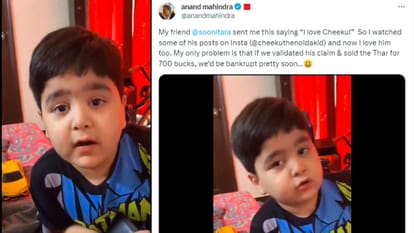 Noida child wants big SUV for just Rs 700, Anand Mahindra gives interesting answer