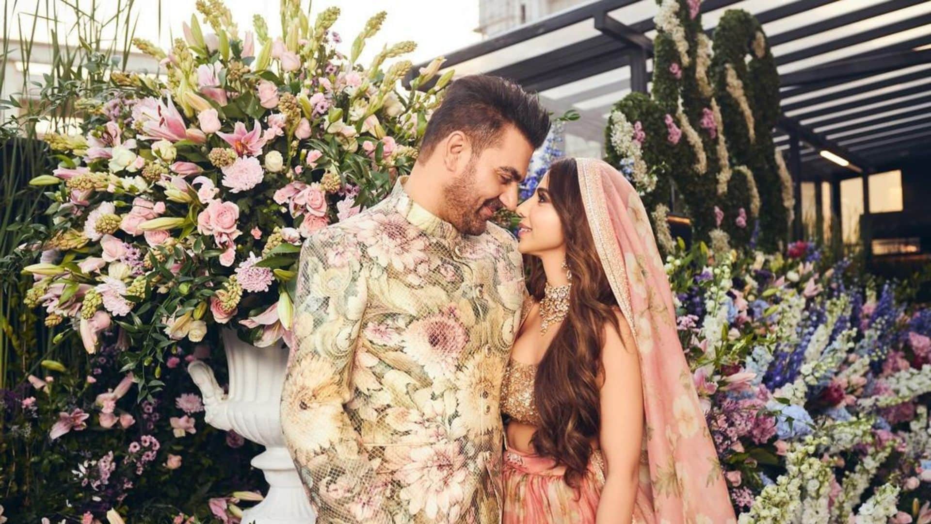 Salman Khan danced on tere mast mast do nain in Arbaaz Khan and Shura Khan Wedding now video went viral
