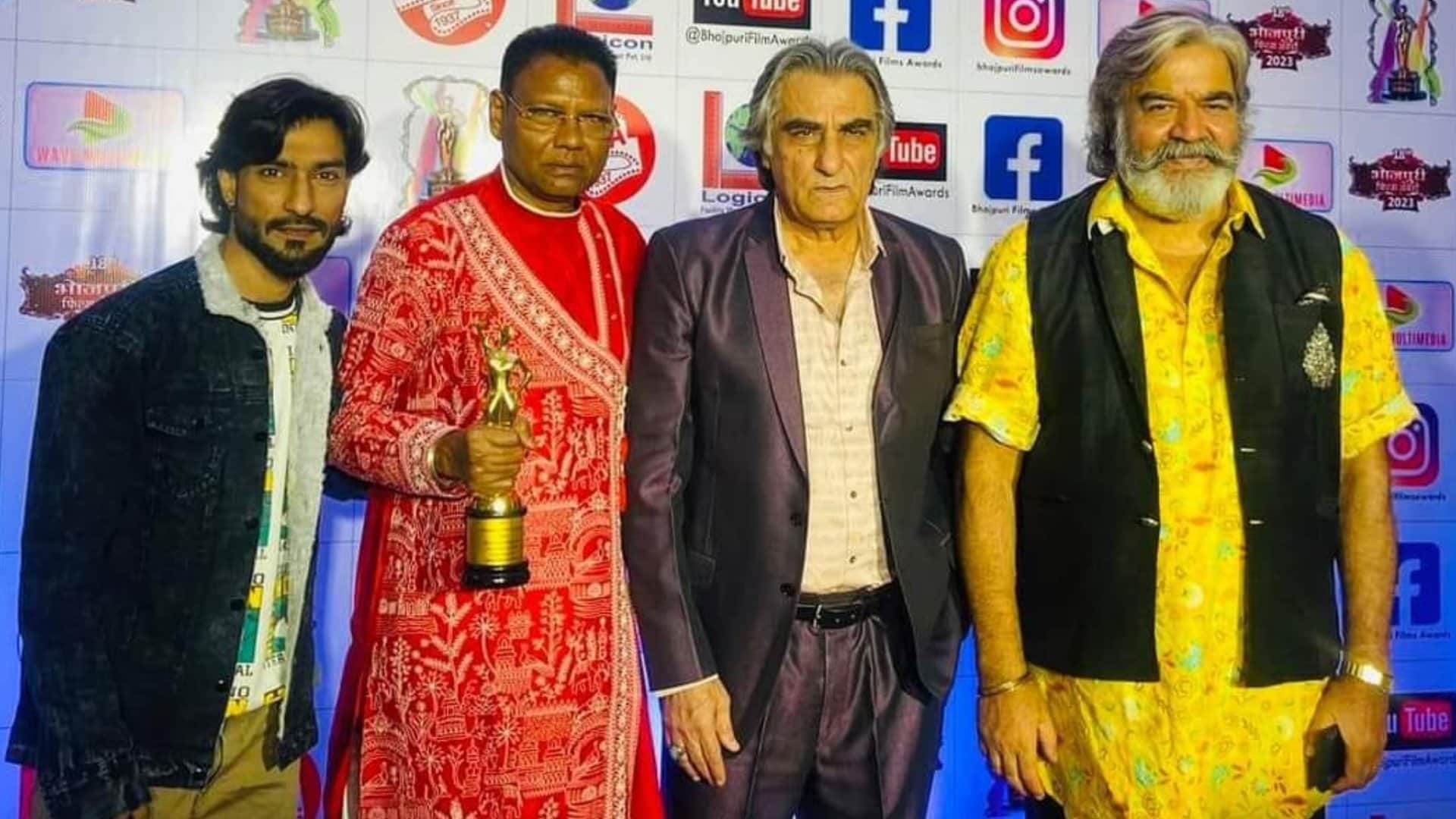 Bhojpuri Film Awards 2023 organisers give all six main awards to their own films vinod gupta aan baan shaan