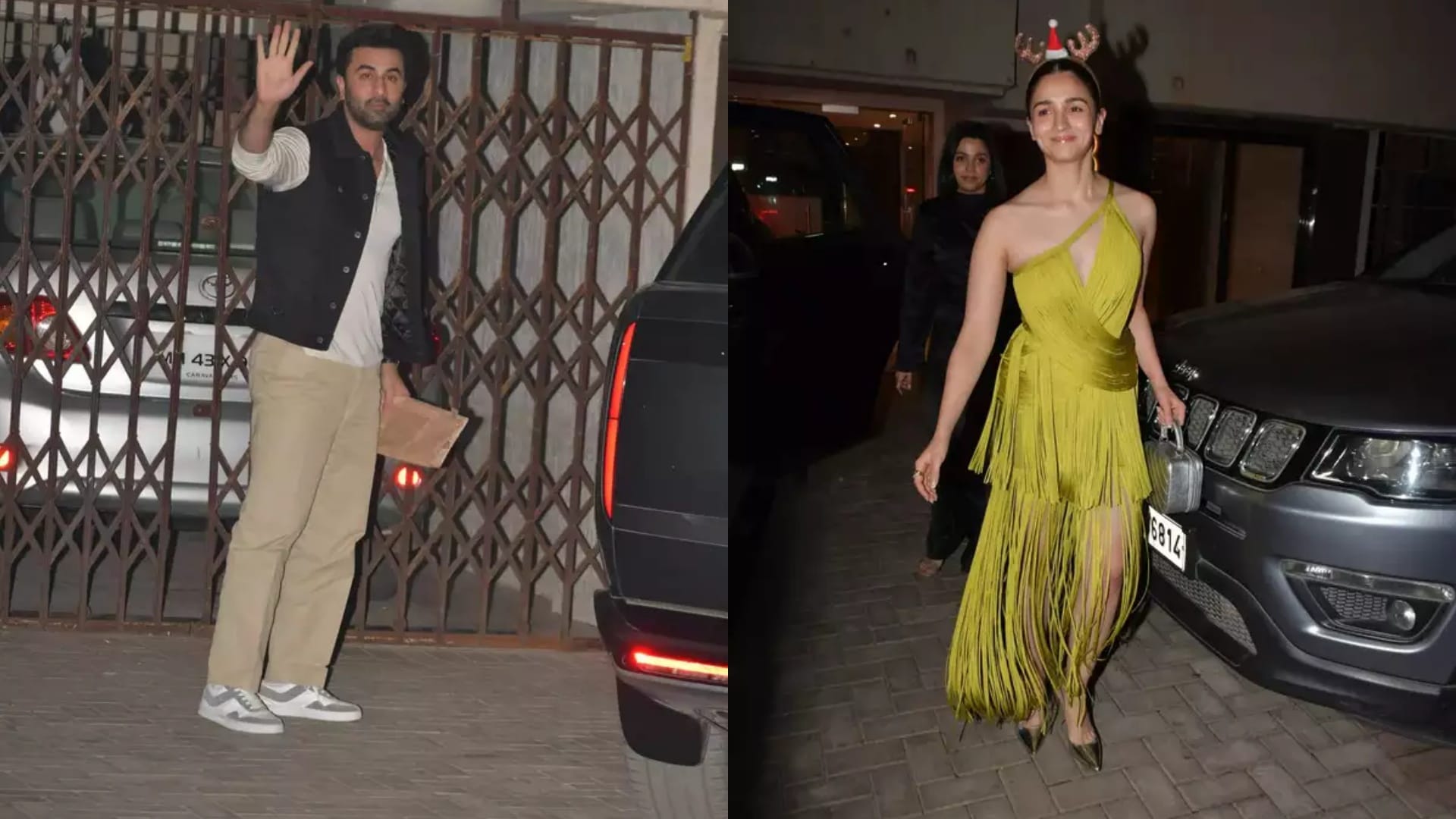 Christmas 2023 Ranbir Kapoor Alia Bhatt Karan Johar Ayan Mukerji Celebrate Festival at Mahesh Bhatt Residence