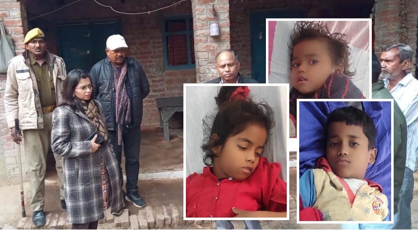 Brothers body buried near sister, mentally ill woman herself consumed poison along with children in Unnao