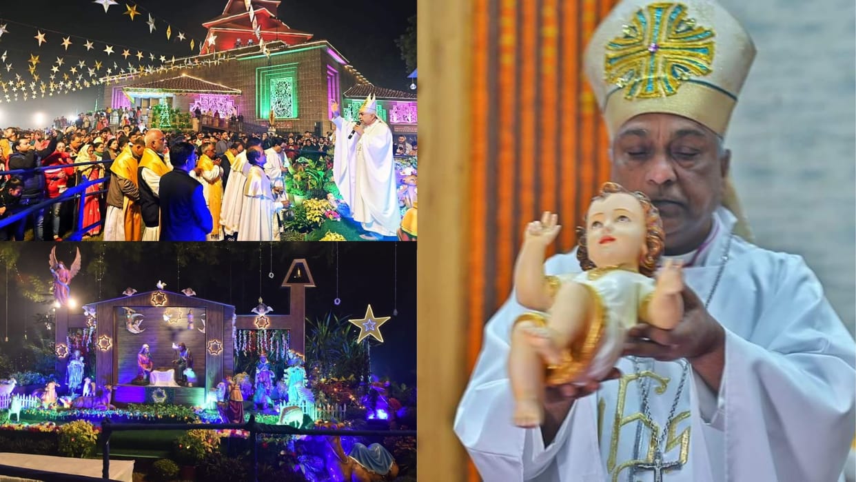 Christmas Day 2023 birth of Lord Jesus celebrated in Christian community of Kashi